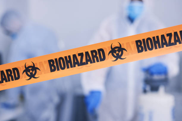 Professional Biohazard technician working in Franklin, NC